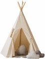 Namiot tipi bezowy z okienkiem