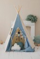 Namiot tipi jeans z okienkiem