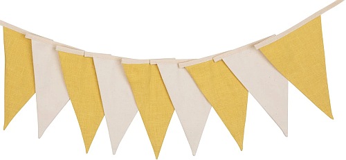 Girlanda lniana miod do pokoju dziecka