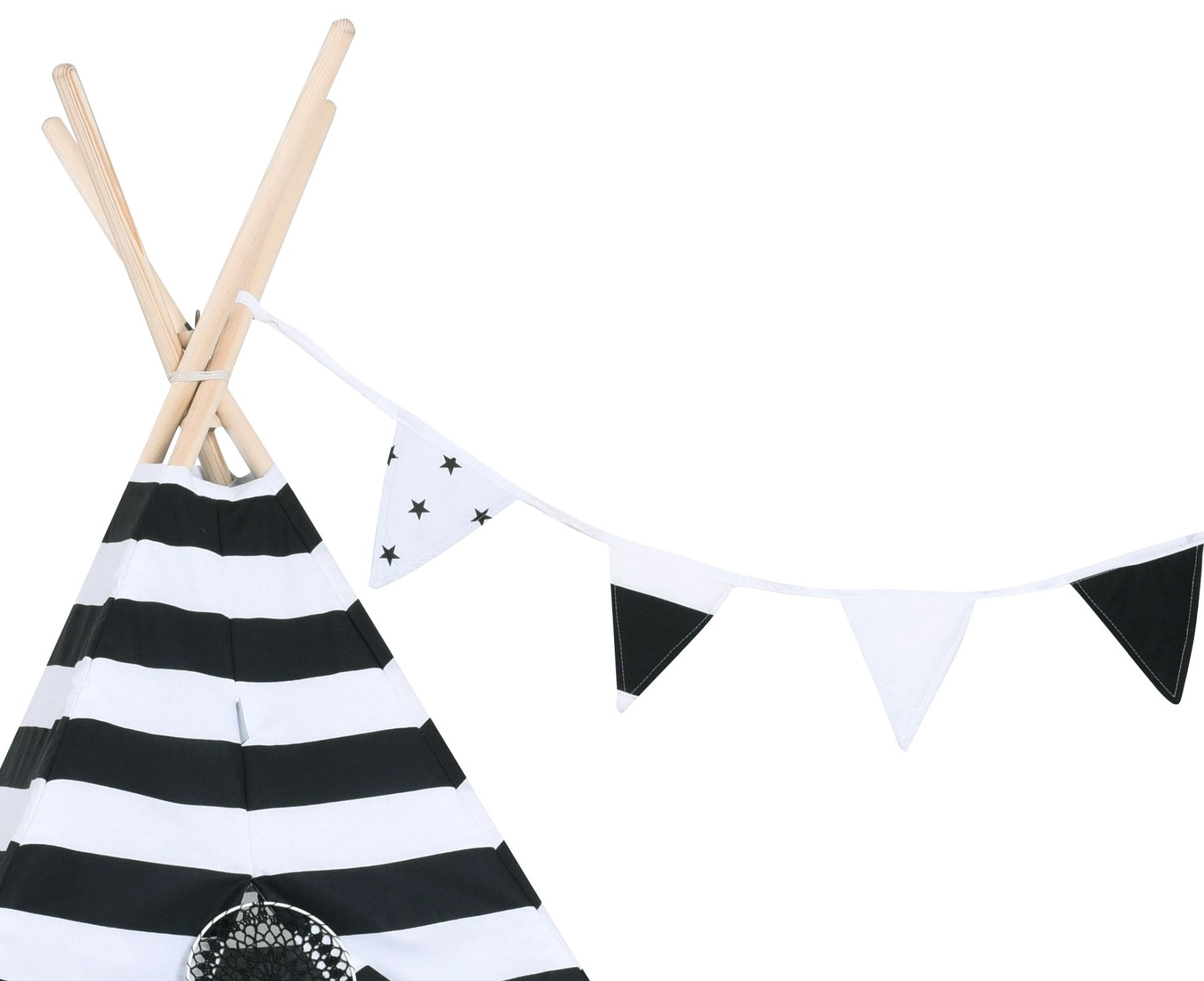 Girlanda panda w chmurach