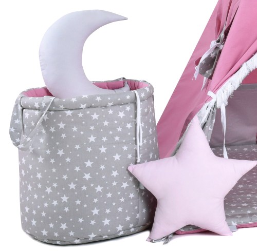 Kosz na zabawki Jagodowy Fredzelek