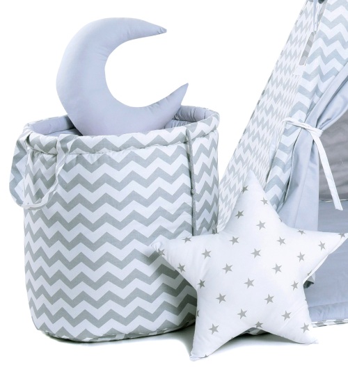 Kosz na zabawki  Srebrzyste Fale