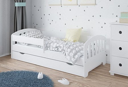 lozko-dzieciece-classic-z-szuflada-biale