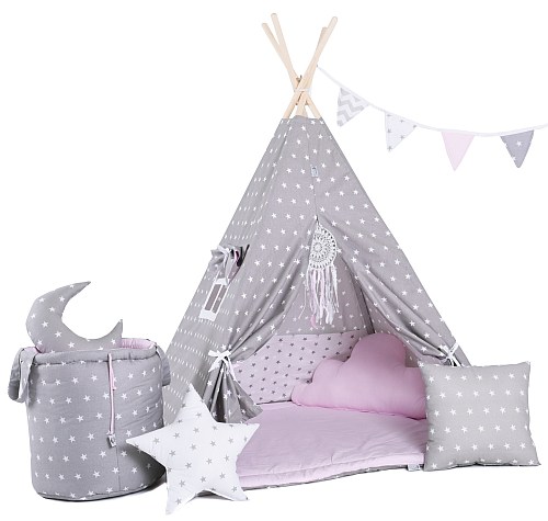 Tipi dla dzieci rozowy pylek