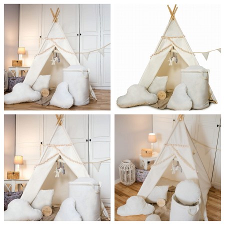 namiot-tipi-ecru-z-pomponikami